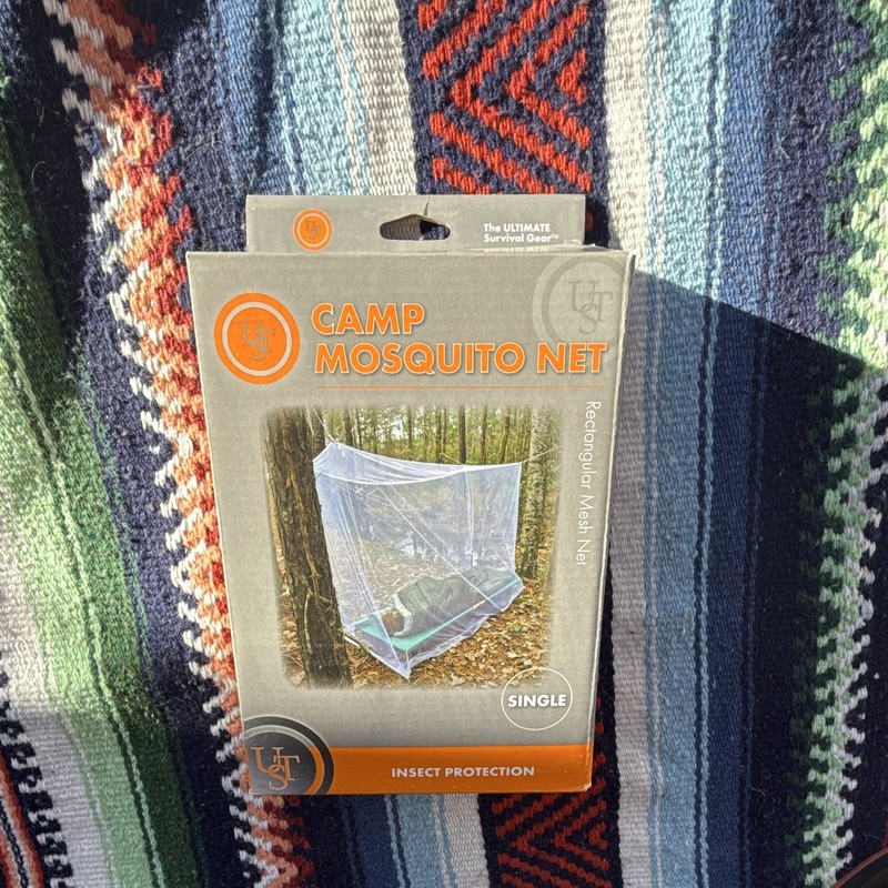Ultimate Survival Technologies White Polyester Cot Mosquito Net 20-BUG0001