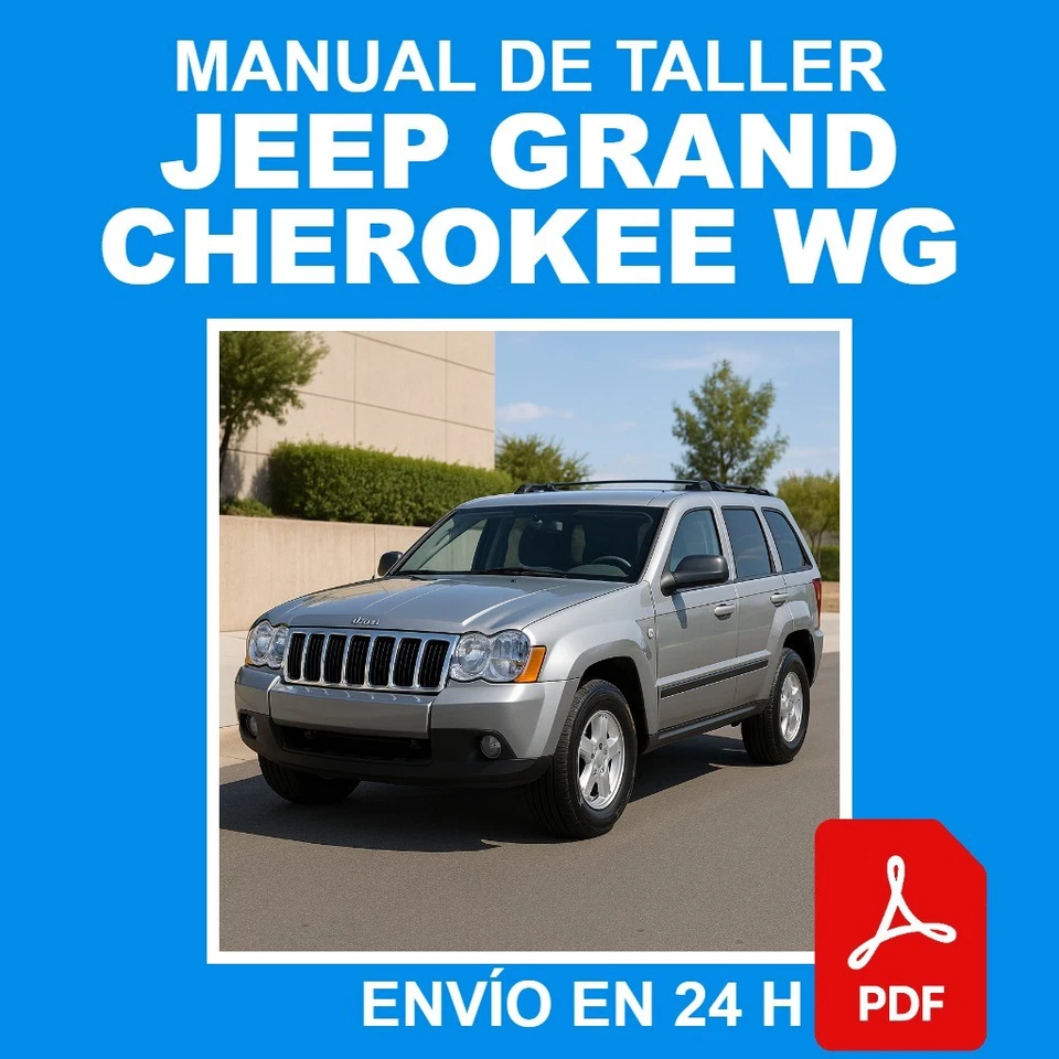 Manual de Taller Jeep Grand Cherokee Wg 2009 Reparacion CD PDF ES - Imagen 1 de 1