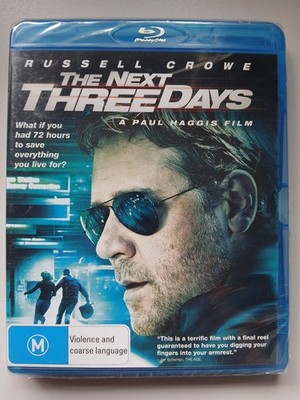 The Next Three Days (Blu-ray, 2010) Dvd Sealed FREE POST