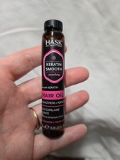 Hask Beauty Keratin Oil Smoothing Shine Hair Oil Softens Renews Fl Oz New