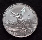 1/2 troy ounce 2014 Mexican Silver Libertad .999 pure silver. attractive