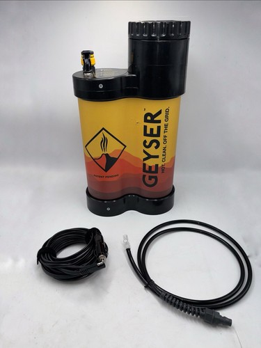 Geyser Systems Portable Water Heater With DC Power Cord And 5 Ft Hose GUC