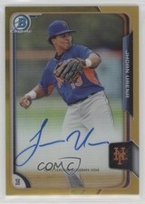 2015 Bowman Chrome Prospects Gold Refractor 6/50 Jhoan Urena #BCAP-JU Auto f0v