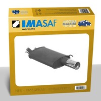 Imasaf Auspuff Sportauspuff für Ford Fiesta IV (Ja) 1.4 I 16V 1X76Mm