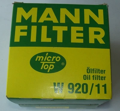 Filtre à huile Mann W 920/11 pour Honda, LDV et Rover - Photo 1/2