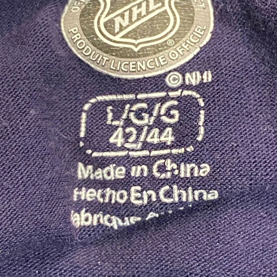 Camiseta deportiva de hockey NHL azul talla grande. Rojo, blanco y azul Foto 3 de 4