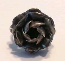 Vintage Sterling Flower Ring Size 6