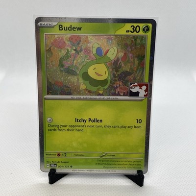 Budew 004/131 Cosmos Holo Play! Prize Pack Series 8 Stamp Pokémon TCG NM