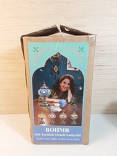 Bohmr Diy Turkish Mosaic Lamp Kit For Adultsswan-Neck Stained Glass Lamp Making
