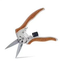 Stainless Steel Compact 2 In. Garden Snips Pruning Shears with Ergonomic Handle