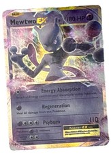 Carte Pokemon Mewtwo EX 52/108 Holo EX rare evoluzioni