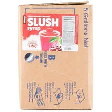 Carnival King 5 Gallon Bag in Box Cherry Slushy Syrup