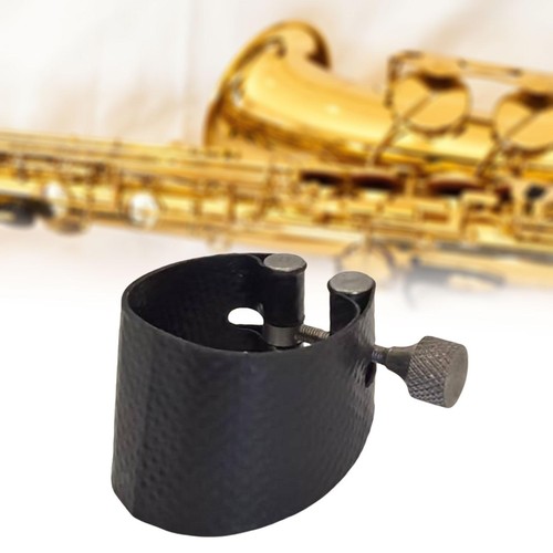 Sax Ligature PU Leather Easy Installation Tear Resistant Practical Sturdy - Bild 3 von 7