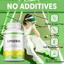 Lipozem Capsules - Advanced Weight Management Support & Gut Health, Fat Burning