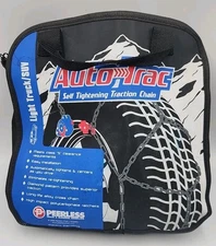 NEW~SCC Peerless 0232105 Auto-Trac 2 Count Traction Chains Light Truck/SUV Tire 