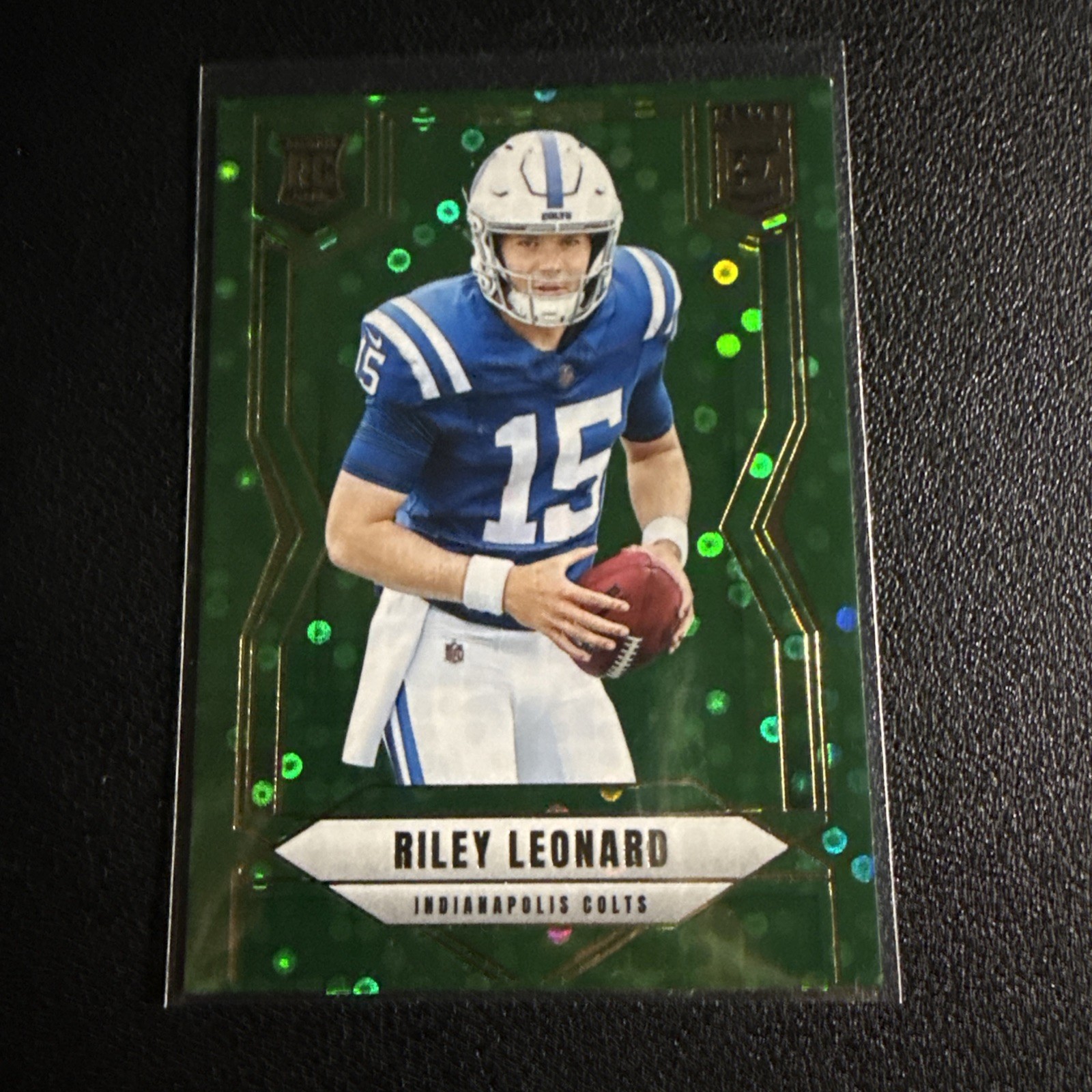 2025 Panini Donruss Elite - Rookies Riley Leonard #170 Green Disco (RC)