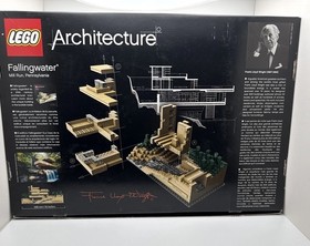 LEGO Frank Lloyd Fallingwater 21005 Complete Original Box, Manual & Extra Pieces
