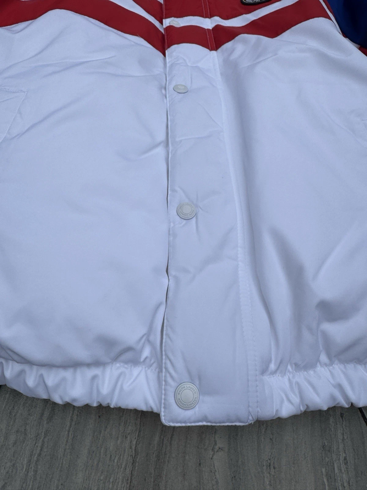 Polo Ralph Lauren Sun Valley Colorblock Sherpa Full Zip Puffer Jacket M - product detail image 4