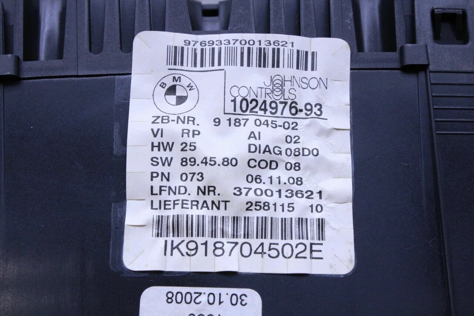 Cuadro de instrumentos velocímetro BMW 135i Speedo 2008-2013 OEM usado Foto 3 de 4