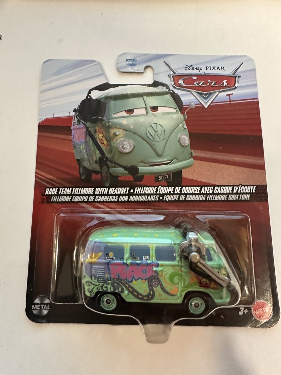 2026 Mattel Disney Pixar Cars - Race Team Fillmore With Headset