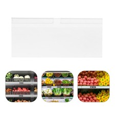 50 PCS Transparent Shelf Labels Desk Sign Holder Library Supplies