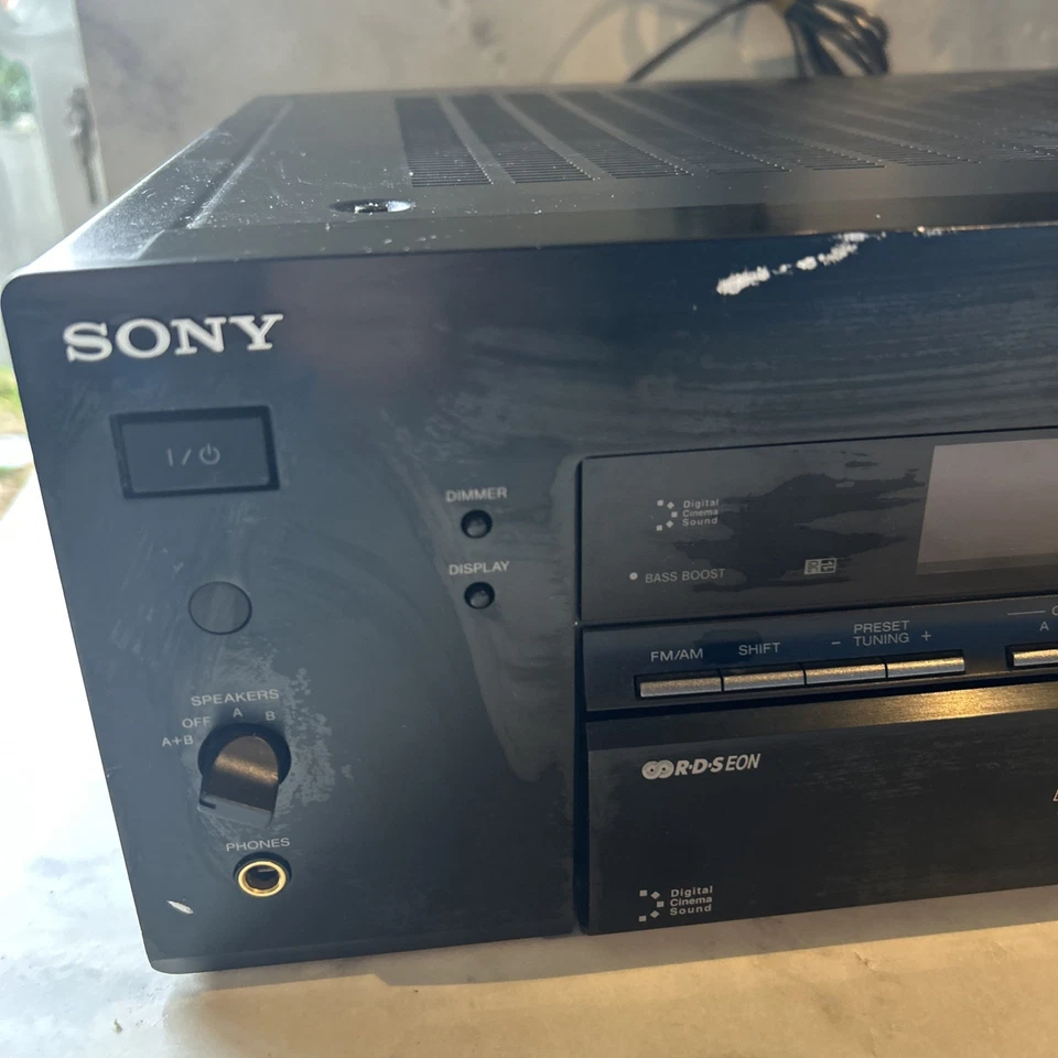 Sony STR-DB940 QS FM Stereo FM/AM Receiver Phono CD Tape Inputs Black - Image 2 of 4
