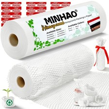 Honeycomb Packing Paper 12"x300' White - Perforated, Recyclable Cushioning Wrap