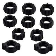 10 Pcs Tightening Nut for Replacement Car Mount Screw On, 0.67"/17mm Ball