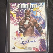 2025 Topps Exalted WWE Wrestling Ambient Autographs Oba Femi #APA-OBA card
