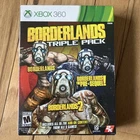 Borderlands Triple Pack (Microsoft Xbox 360, 2015) NEW Factory Sealed BOX SET