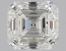 Natural Mined Diamond 1.20 Carat Cert. GIA Asscher Cut Loose H color VS2 clarity 3202.50 per carat