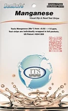 Industrial Test Systems 481012 Sensafe Manganese Water Test Strip Kit 12 Tests