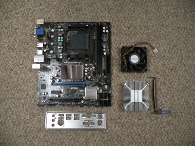 MSI Motherboard 760GM-P23 (FX) w/ Shield and CPU Cooler/Fan