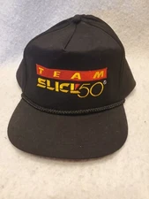 Vintage 90's Team Slick 50 Quaker State Trucker Baseball Hat