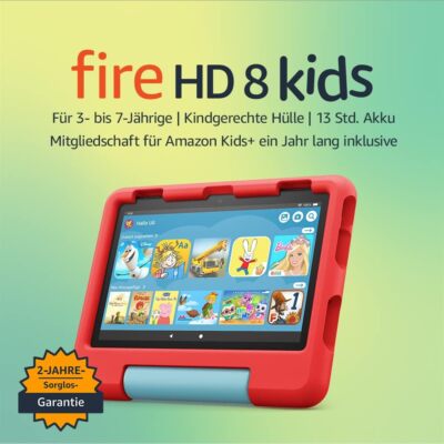 Amazon Fire HD Kids 8 - 10 Pro Tablet 32 GB violett Blau blaugrün Löwen Avengers