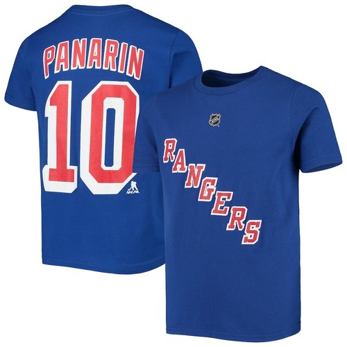 Youth New York Rangers Artemi Panarin Blue Name & Number Player Jersey
