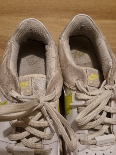 Nike Air Force 1 Sneakers Sage Low White Lemon Venom Shoes CW2652-100 Size 6 - Picture 6 of 14