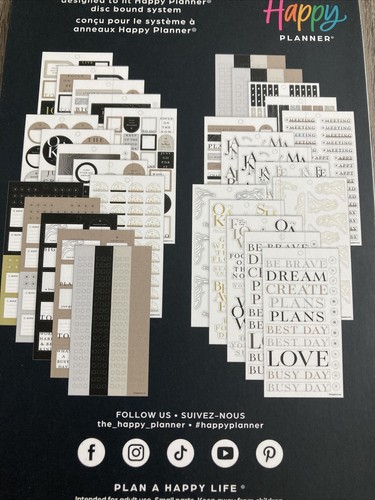 NEW! the Happy Planner Modern Months Sticker Book - 1107 Pieces - Picture 3 of 3