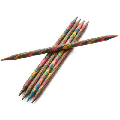 KnitPro Symfonie Holz doppelspitzige Socke Stricknadel DPN - 15cm Länge