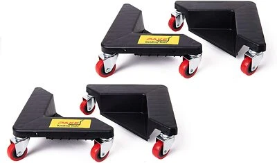 Pake Handling Tools - Furniture Corner Mover 3 Wheel Dolly 880 lb. Load Cap