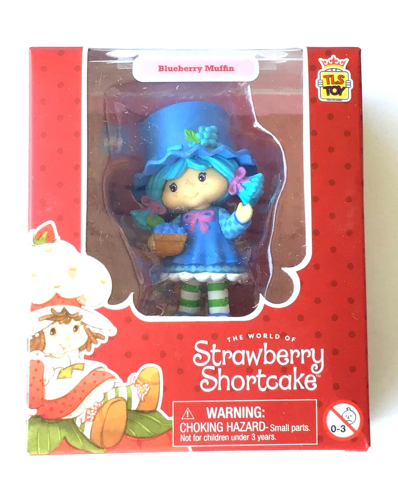 TLS TOY The World of Strawberry Shortcake 2.5" Mini Figure BLUEBERRY MUFFIN NEW