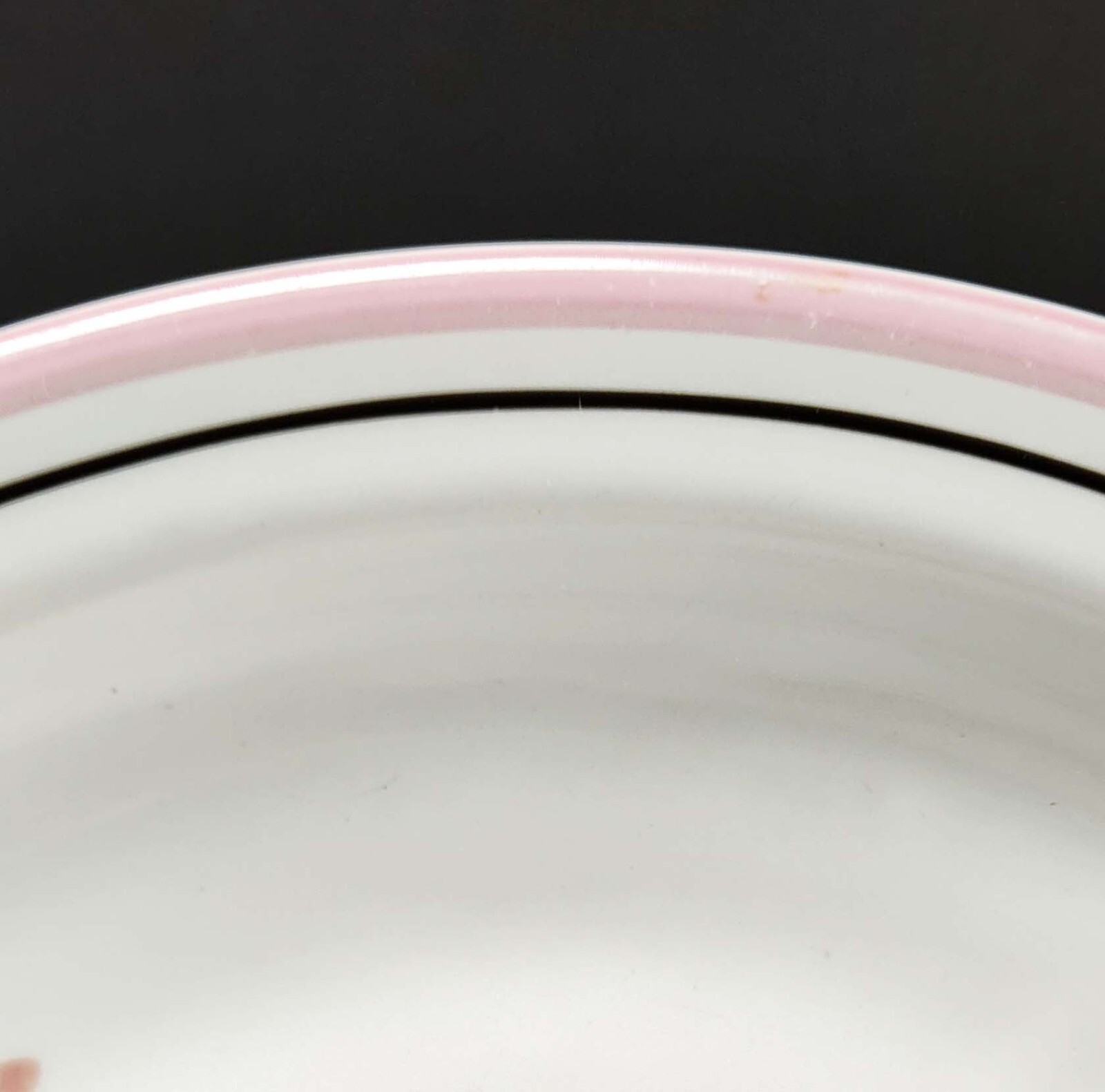 4 International Tableworks Trio Soup Salad Pasta Bowls Pastel Pink Flowers 8"