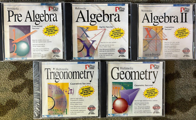 Pro One Multimedia Math Instruction Series (Algebra Pre, I, II, Geometry & Trig)