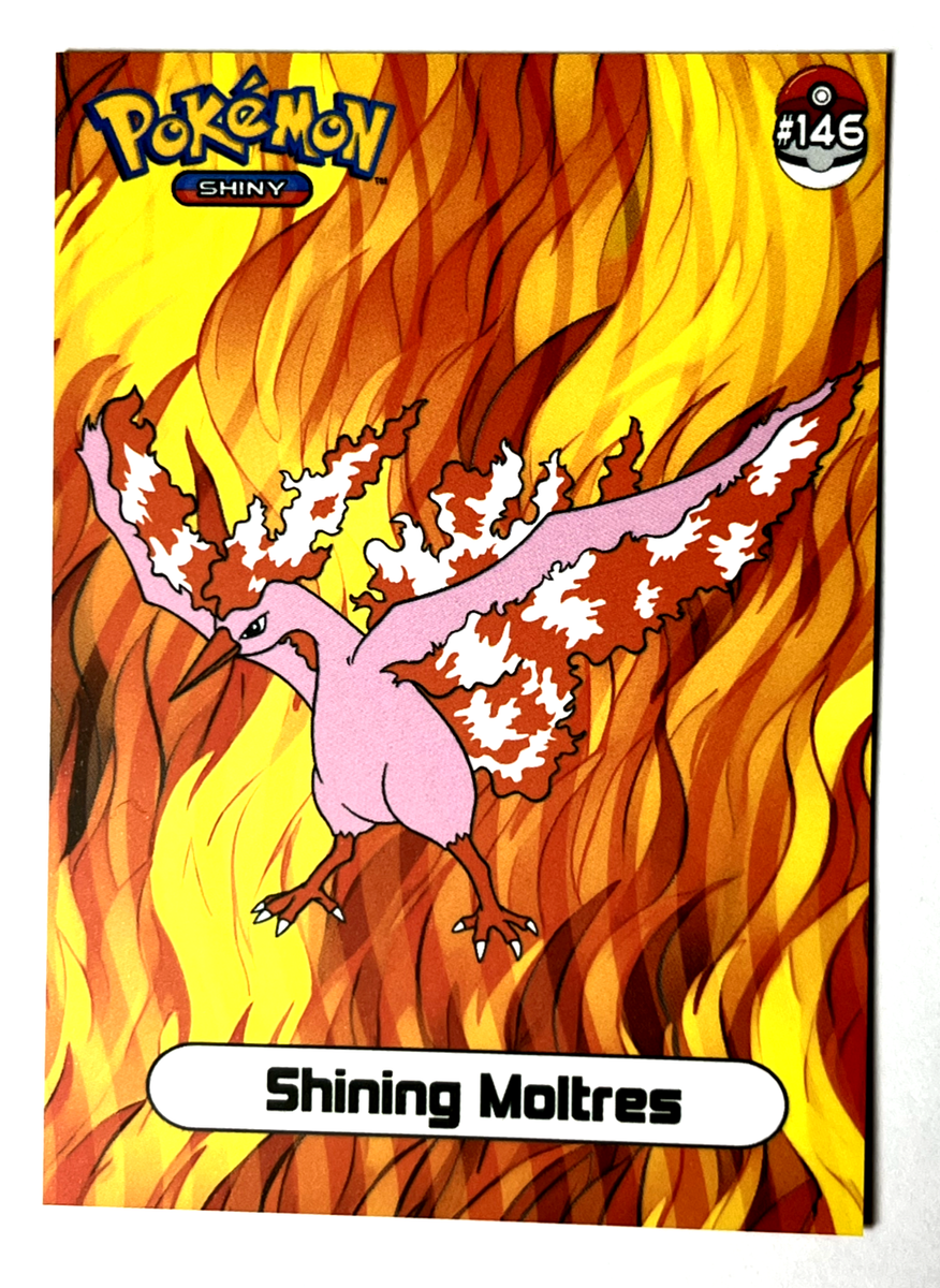 shiny moltres pokemon card 2024 SHINY POKEMON Card #146 MOLTRES Kanto Peru Edition