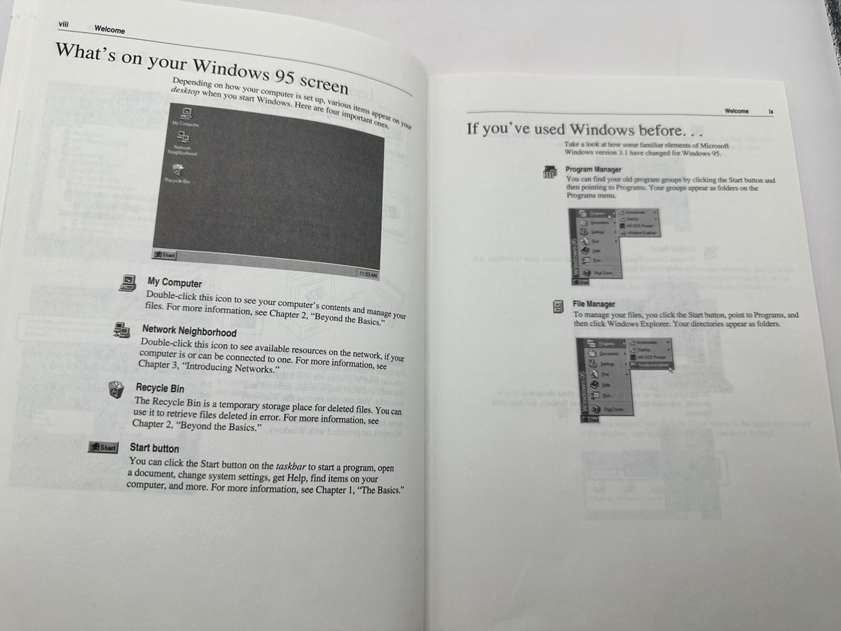 Introducing WINDOWS 95 Manual w/ product ID Key & COA | NO CD