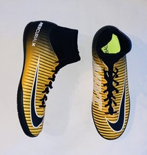 Nike MercurialX Victory DF Mens Size 11.5 903613 801 Black Orange Soccer Shoes