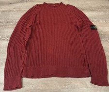 Stone Island Men's Logo Patch Knit Sweater Size: XL