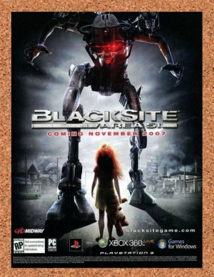 Jeu BLACKSITE Sur Xbox 360 - Disque Seul (Loose) - Version Française - Très Bon état