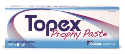 Sultan 30012 Topex Dental Prophy Paste Mint Medium Grit with Fluoride 200/Bx