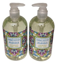 Set of 2 Greenwich Bay ORCHID JOJOBA Shea Butter Hand Soap, 16oz. Each